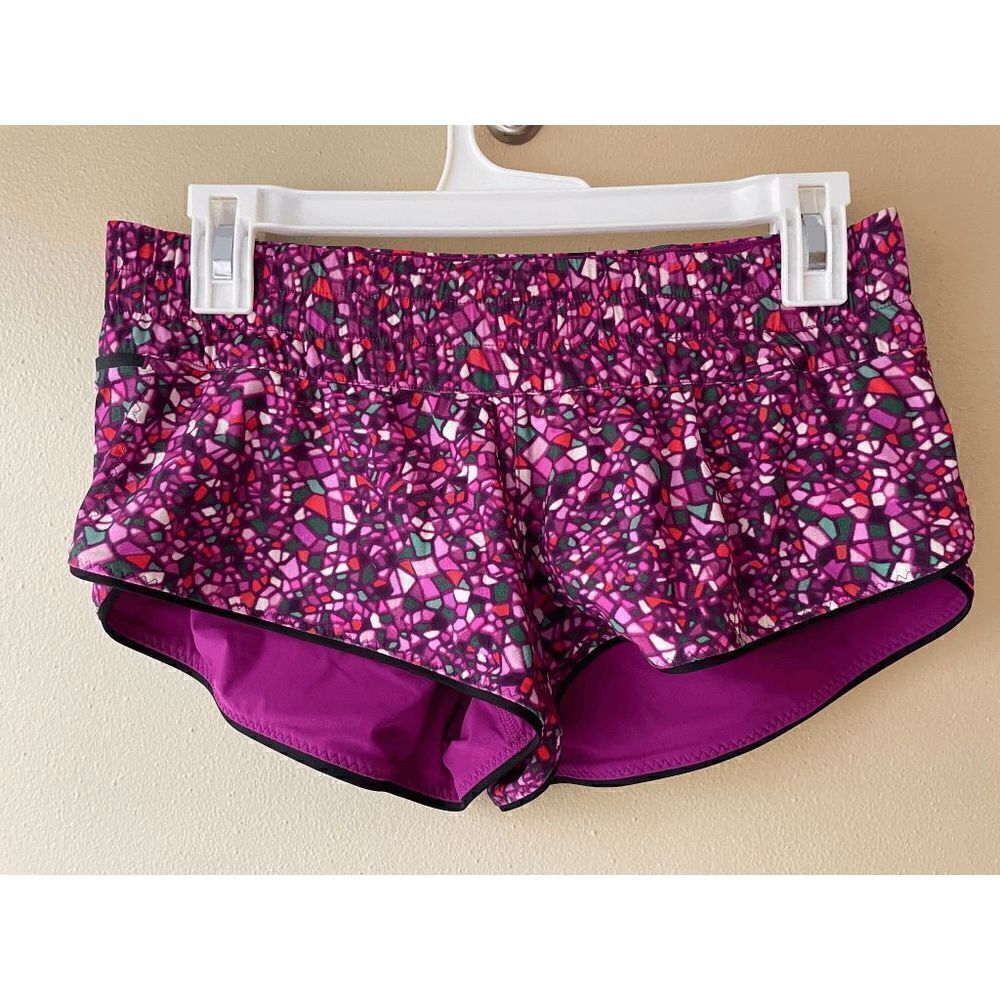 Lululemon Surf Short II Reversible Board Short Paradise Camo Regal Plum Size 4